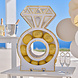 Ginger Ray Verlovingsring Ballonstandaard 76x49cm | per stuk Ginger Ray Verlovingsring Ballonstandaard 76x49cm | per stuk