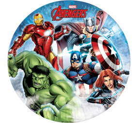 Procos Party Avengers Infinity-Steine-Teller 23 cm | 8 Stück
