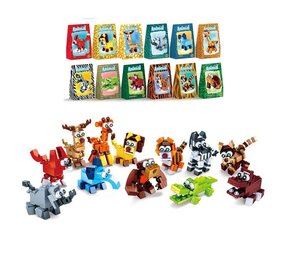 Henbrandt Jeu de blocs de construction animaux | à la pièce