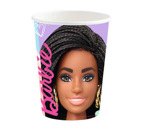 Riethmüller Barbie Sweet Life Bekers 250ml | per 8 stuks Riethmüller Barbie Sweet Life Bekers 250ml | per 8 stuks