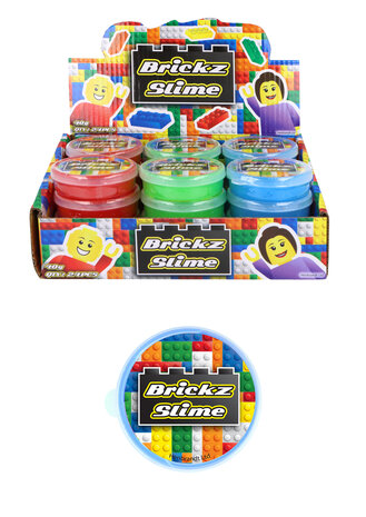 Henbrandt Slime pailleté Lego 40 g | 6 pièces