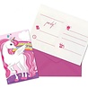 Procos Party Invitations Licorne Couleurs Arc-en-ciel | 6 pièces Procos Party Invitations Licorne Couleurs Arc-en-ciel | 6 pièces