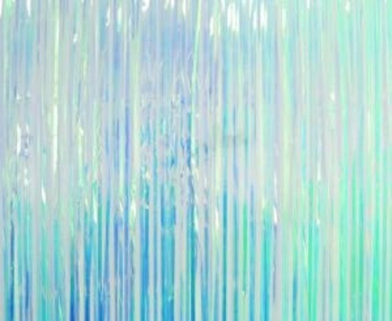 Godan Rideau de porte bleu irisé 100 x 200 cm | à l'unité