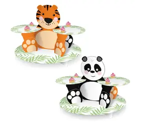 Tuf-Tuf Jungle Dieren Cupcake Standaard | per stuk Tuf-Tuf Jungle Dieren Cupcake Standaard | per stuk