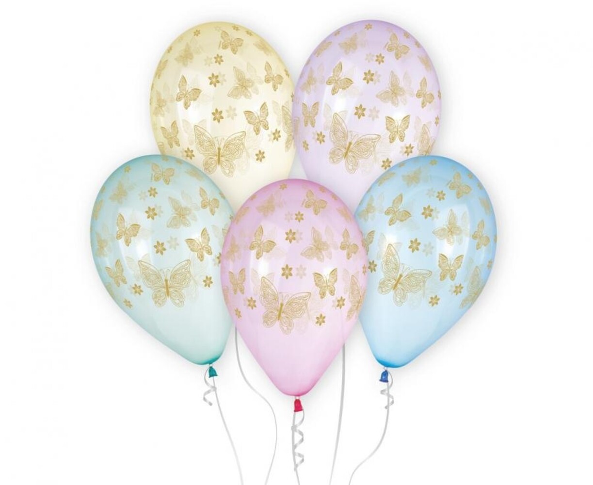 Gemar Butterfly Balloons 33cm | 5 pieces