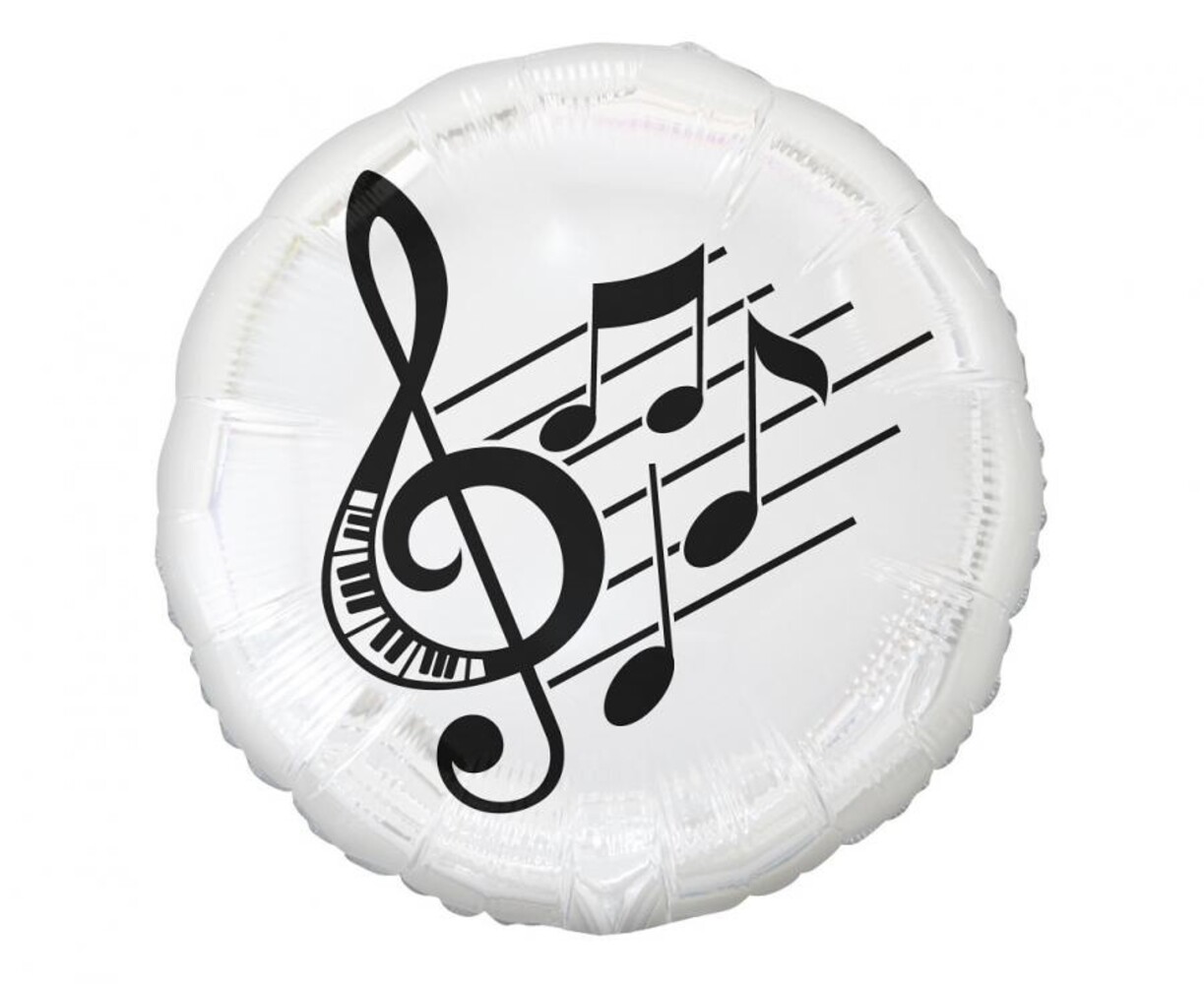 Godan Music Note Foil Balloon 45cm | Per Piece