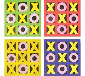 Henbrandt Tic-Tac-Toe game 14x14cm | per piece