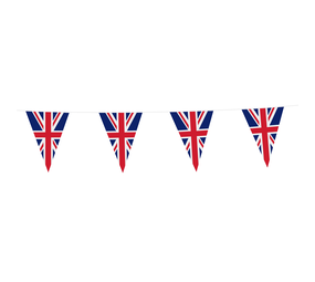 WeFiesta Guirlande de drapeaux britanniques (Union Jack) | 10 mètres WeFiesta Guirlande de drapeaux britanniques (Union Jack) | 10 mètres