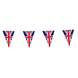 WeFiesta Wimpelkette mit Union-Jack-Motiv (Großbritannien) | 10 Meter