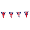 WeFiesta Guirlande de drapeaux britanniques (Union Jack) | 10 mètres