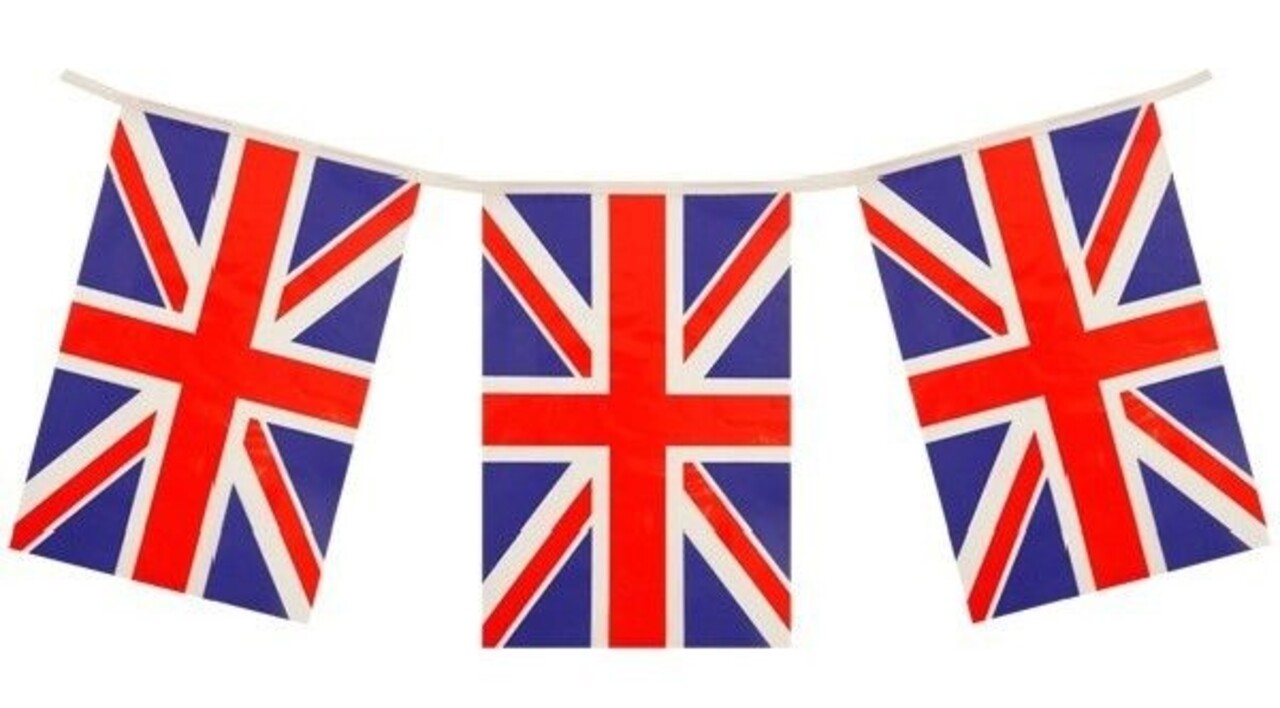 WeFiesta Guirlande de drapeaux Union Jack du Royaume-Uni | 4 mètres