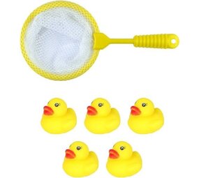 Henbrandt Duck Fishing Game | Net with 5 rubber ducks