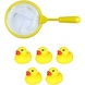 Henbrandt Jeu de pêche aux canards | Filet avec 5 canards en caoutchouc