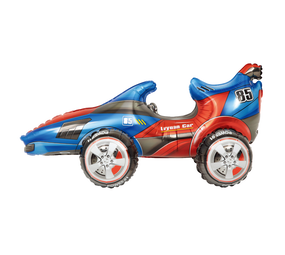 Tuf-Tuf 4D Race Auto Ballon 72x34cm | per stuk Tuf-Tuf 4D Race Auto Ballon 72x34cm | per stuk