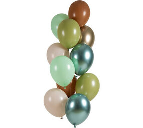 Folat Safari Chic Balloon Set 33cm | 12 pieces
