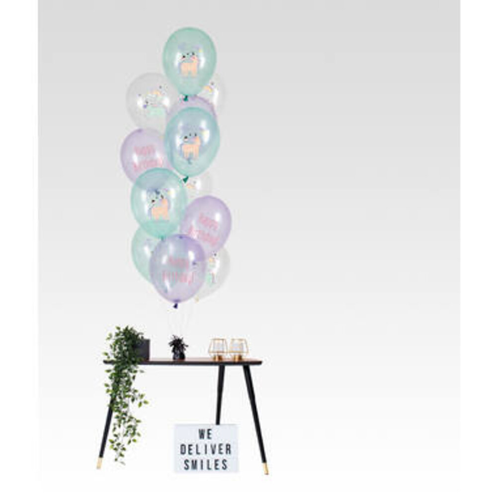 Folat Unicorn & Rainbows Ballonnen Set 33cm | 12 stuks Folat Unicorn & Rainbows Ballonnen Set 33cm | 12 stuks