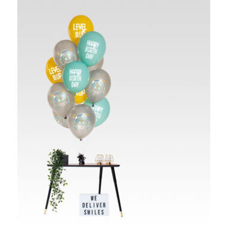 Folat Ensemble de ballons d'anniversaire pour gamers, 33 cm | 12 pièces