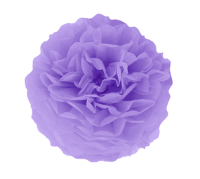 Tuf-Tuf Pompon violet 35 cm | à l'unité