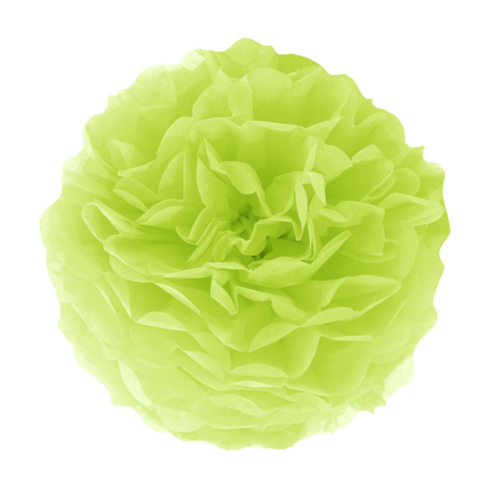 Tuf-Tuf Pompon vert citron 35 cm | à l'unité