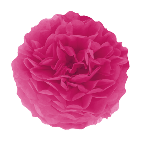 Tuf-Tuf Pompom Magenta 35cm | per stuk