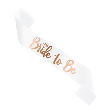 Tuf-Tuf Écharpe « Future mariée » 10 cm x 160 cm | À l’unité