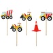 Godan Candle Construction Vehicles | 5 pieces