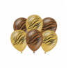 Paper Dreams Tiger Print Balloons 30cm | 6 pieces Paper Dreams Tiger Print Balloons 30cm | 6 pieces