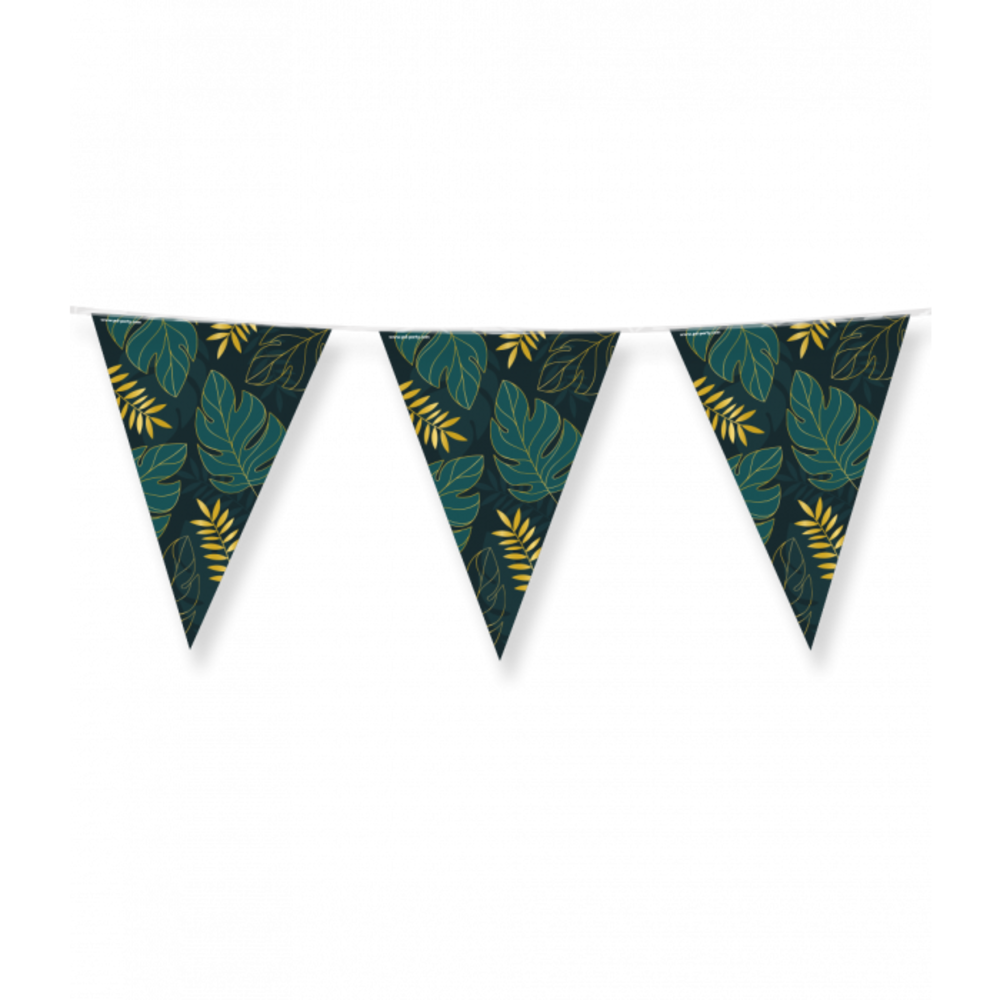Paper Dreams Palm Leaf Print Bunting 10 m | per piece