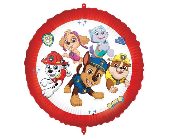 Procos Party Ballon en aluminium Pat' Patrouille Prête à l'action 45 cm | à l'unité