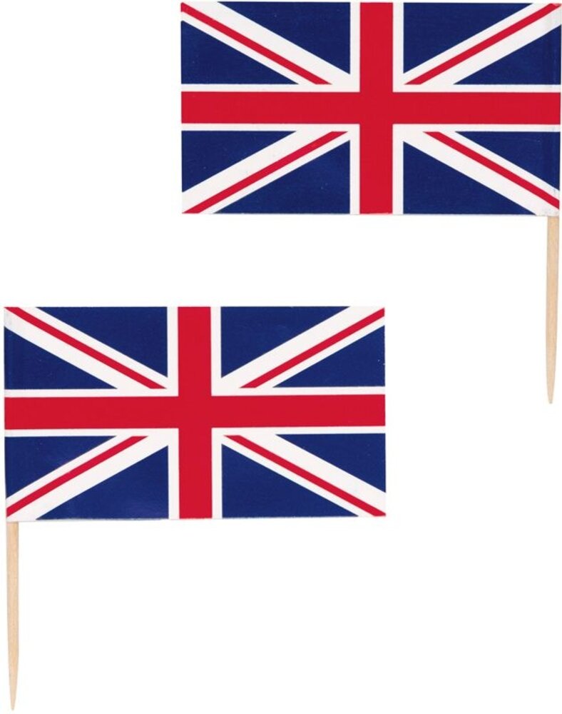 Unique Party Union-Jack-Plektren aus Großbritannien | 30 Stück