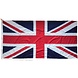 Henbrandt Fassadenflagge mit Union Jack (Vereinigtes Königreich), 150 x 90 cm | Stück