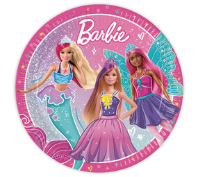 Procos Party Barbie Fantasy Teller 23 cm | 8 Stück