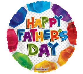 Crosswear Helium Ballon Happy Father's Day 46cm | per stuk Crosswear Helium Ballon Happy Father's Day 46cm | per stuk