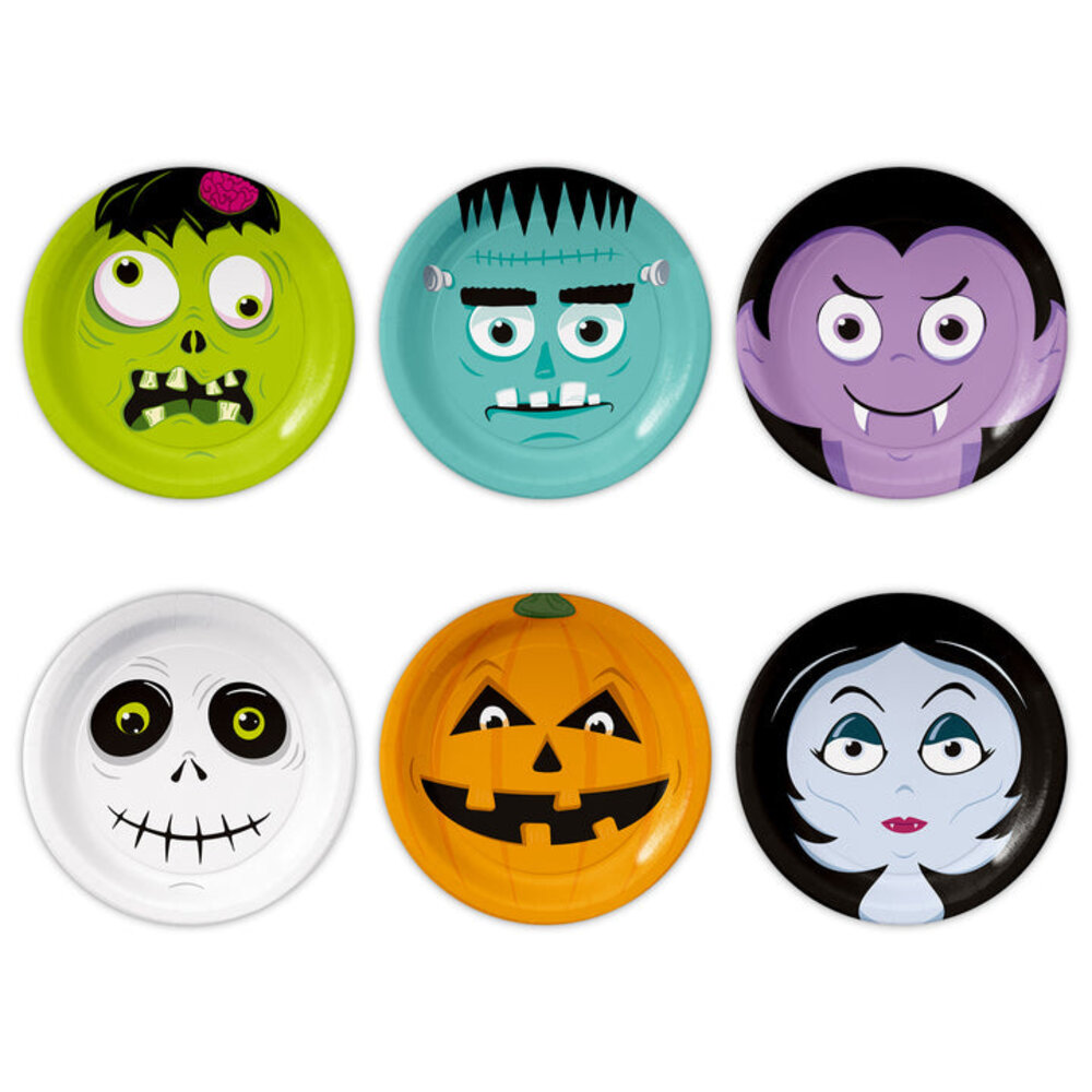 Tuf-Tuf Halloween-Monster-Schilder | 6 Stück