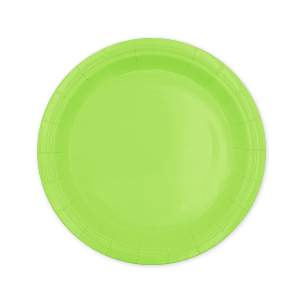 Tuf-Tuf Assiettes vertes vert citron 18 cm | 6 pièces