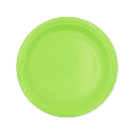 Tuf-Tuf Groene bordjes Lime groen 18cm | 6 stuks Tuf-Tuf Groene bordjes Lime groen 18cm | 6 stuks