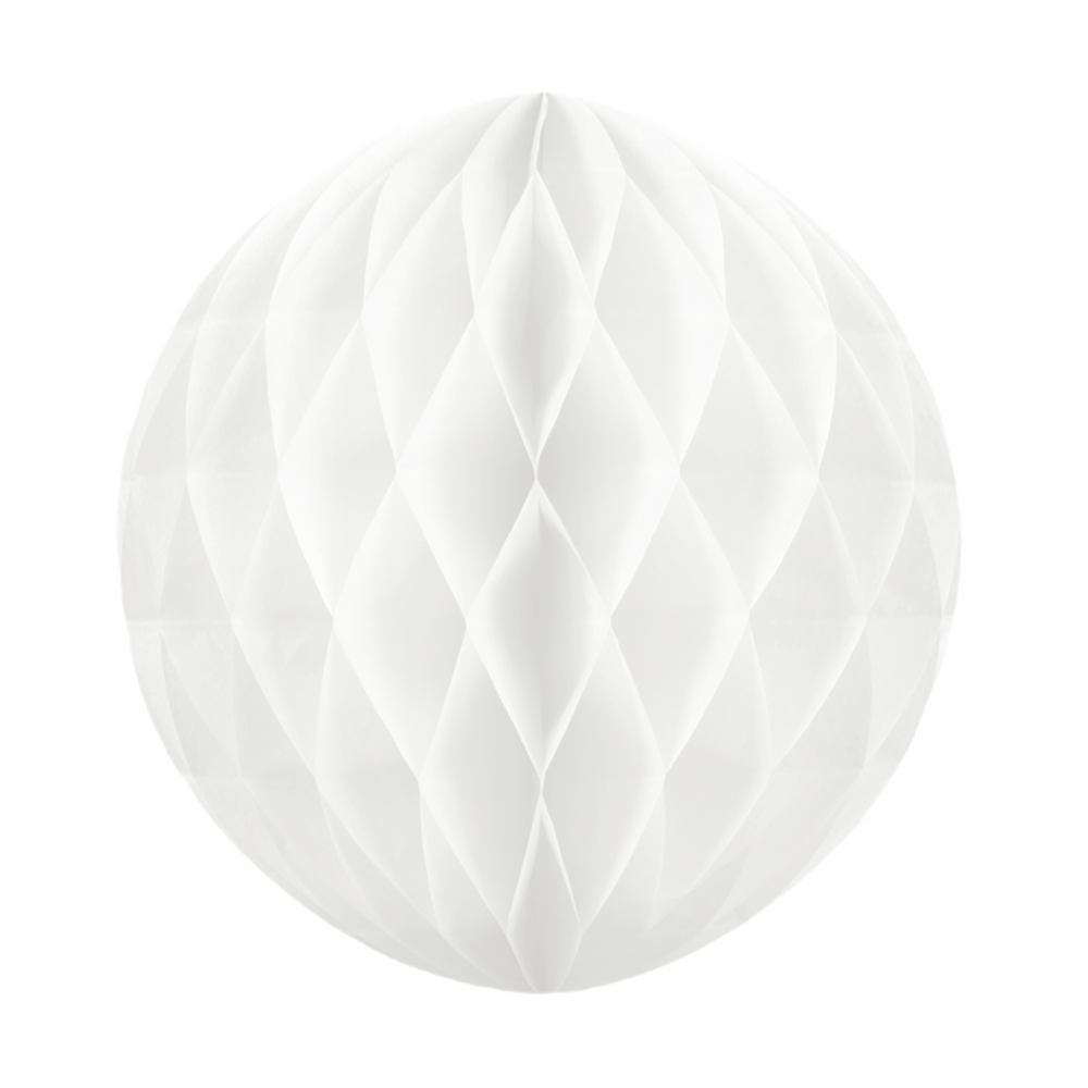 Tuf-Tuf Honeycomb bal wit 30cm | per stuk Tuf-Tuf Honeycomb bal wit 30cm | per stuk
