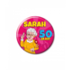 Paper Dreams Button klein Sarah cartoon | per stuk Paper Dreams Button klein Sarah cartoon | per stuk
