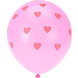Balloonzone Heart Print Balloons 30cm | 12 pieces