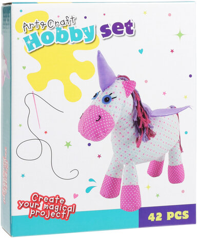 Art & Craft Créez votre propre peluche licorne (42 pièces) | par ensemble