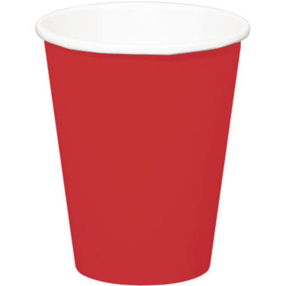 Folat Rote Becher 350 ml | 8 Stück