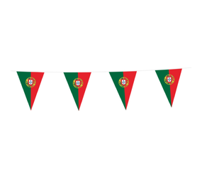 WeFiesta Portuguese Flag Garland 10 m | per piece WeFiesta Portuguese Flag Garland 10 m | per piece