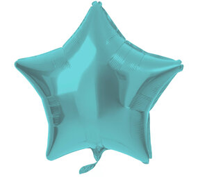 Folat Heliumballon Stern Pastell Aqua 48 cm | pro Stück
