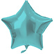 Folat Ballon à l'hélium étoile pastel aqua 48 cm | à l'unité