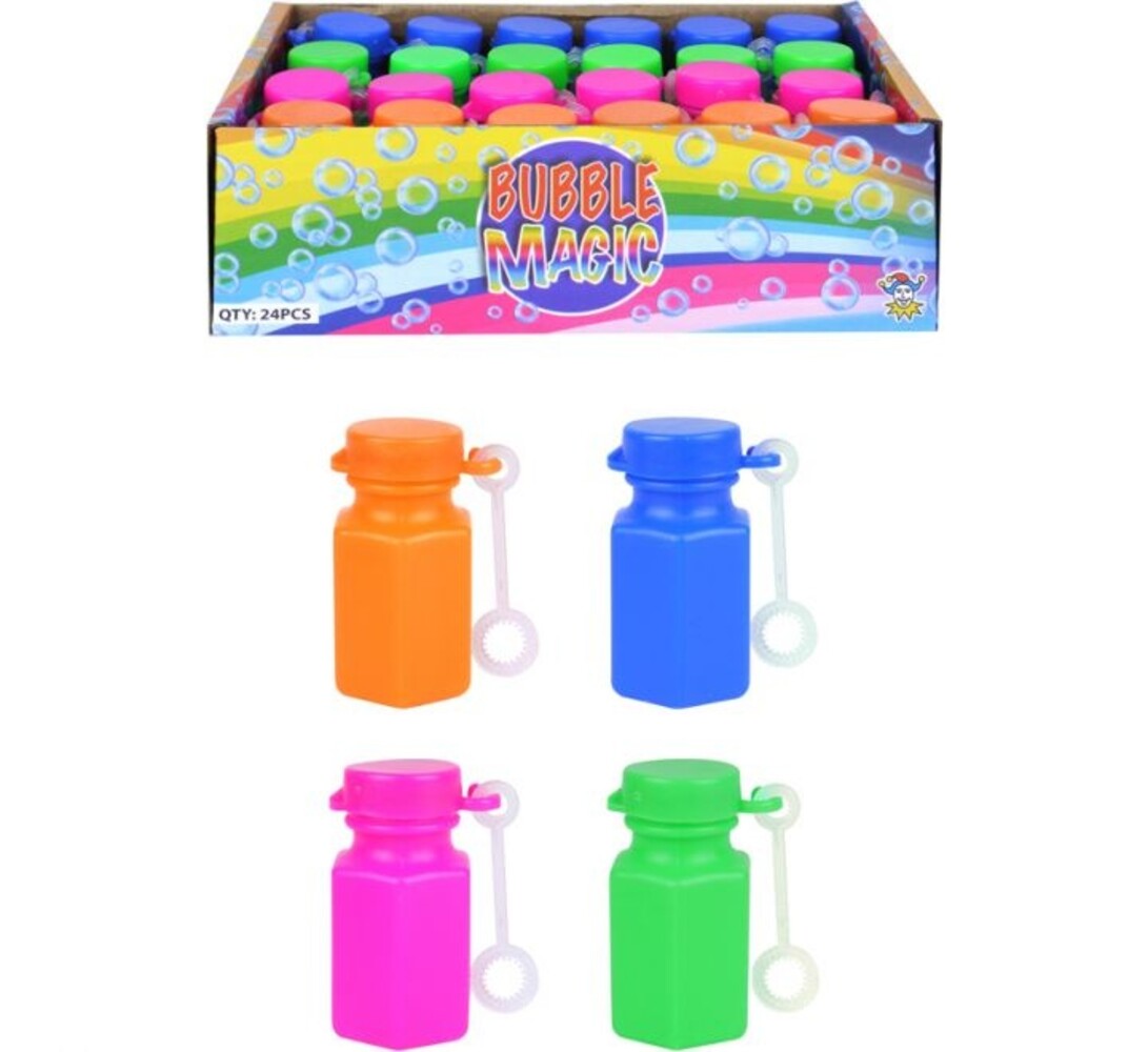 Henbrandt Mini souffleur de bulles 15 ml | lot de 24 pièces