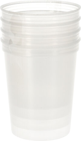 Tuf-Tuf Transparent Drinking Cups 500ml | 6 pieces