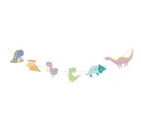 Tuf-Tuf Dino-Zeit-Girlande, 3 Meter | pro Stück