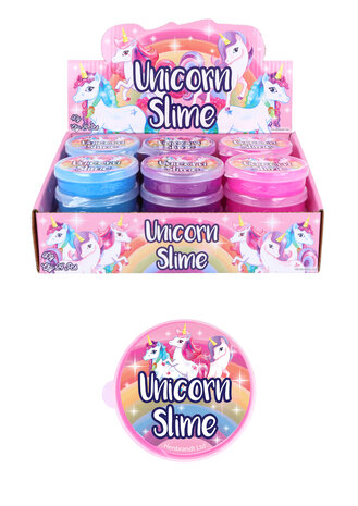 Henbrandt Einhorn-Kacka-Schleim 40 g | 6 Stück