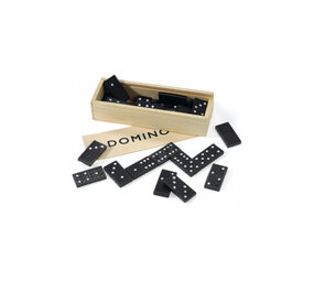 Henbrandt Domino spel  in houten kistje | 28 delig Henbrandt Domino spel  in houten kistje | 28 delig