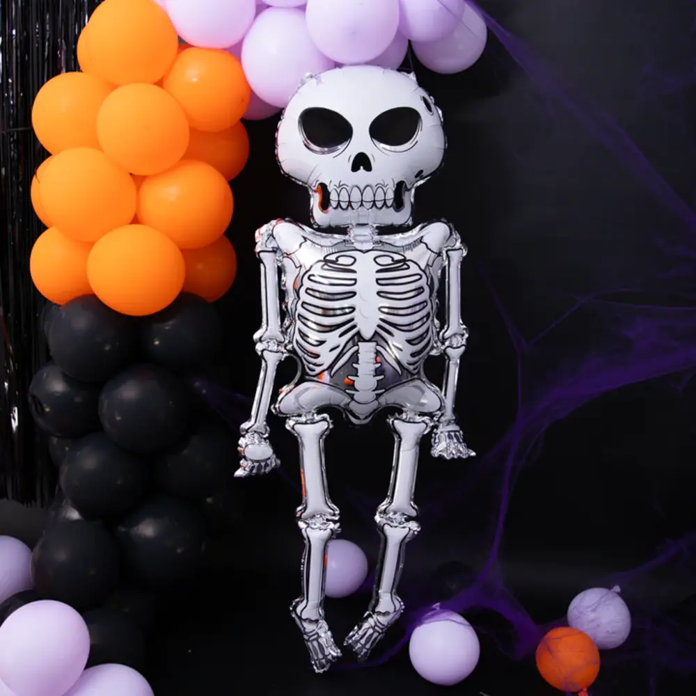 Tuf-Tuf Skelett-Folienballon | 158 x 86 cm